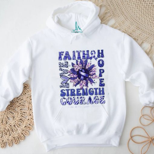 Koolen de vries syndrome awareness sunflower strong faith love T Shirt