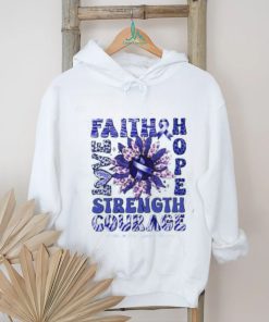 Koolen de vries syndrome awareness sunflower strong faith love T Shirt