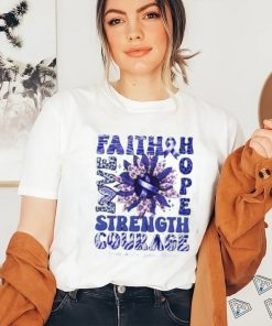 Koolen de vries syndrome awareness sunflower strong faith love T Shirt