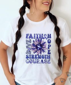 Koolen de vries syndrome awareness sunflower strong faith love T Shirt