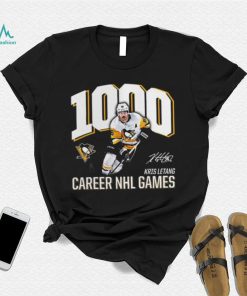 Kris Letang Pittsburgh Penguins 1,000 Career Games T Shirt