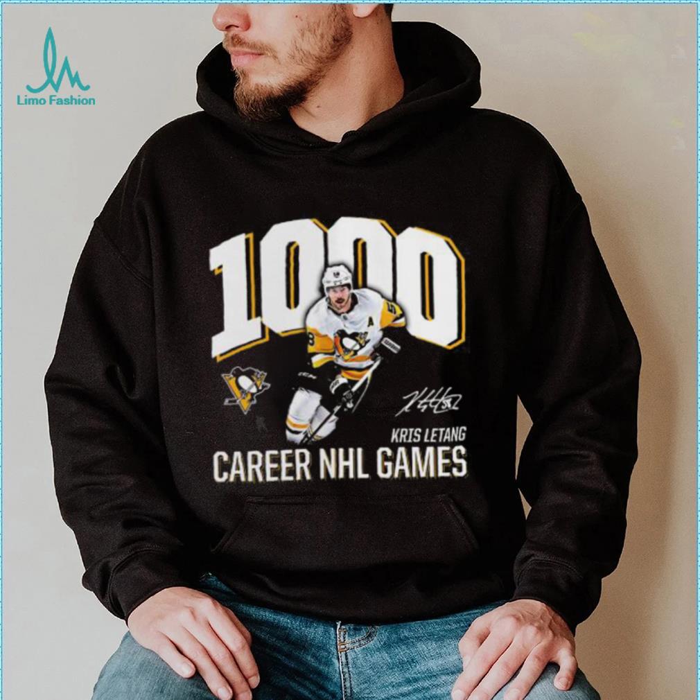 Official Pittsburgh Penguins Kris Letang 1,000 Career NHL Games