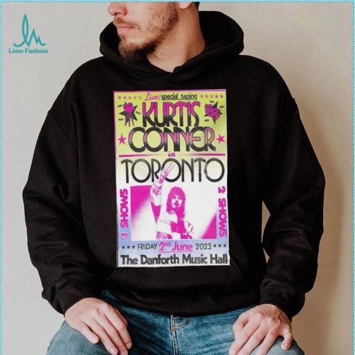 Kurtis Conner Toronto, June 2nd 2023, The Danforth Music Hall Poster shirt