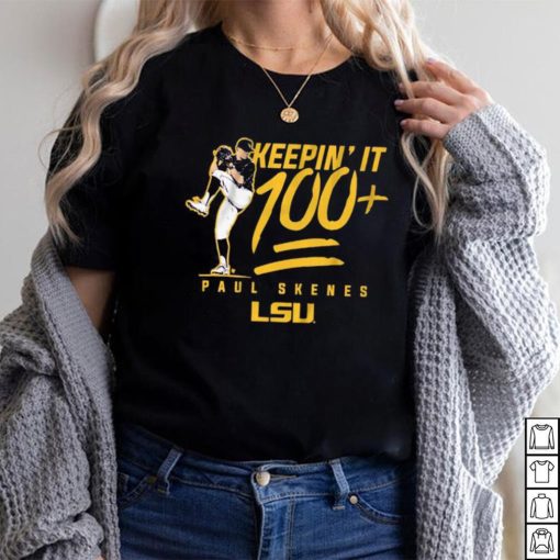 LSU Baseball Paul Skenes Keepin’ It 100+ Shirt
