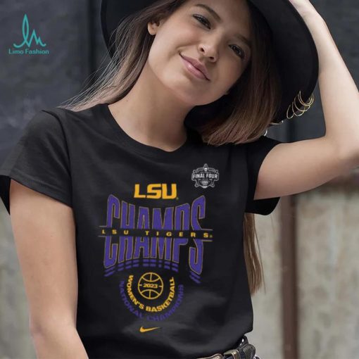 LSU Tigers Nike 2023 NCAA Women’s Basketball National Champions Locker Room T Shirt