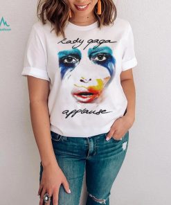 Lady Gaga Shirt Applause Facepaint T Shirt