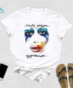 Lady Gaga Shirt Applause Facepaint T Shirt