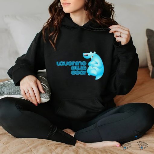 Laughing Blue Bear art shirt
