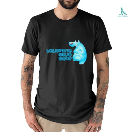 Laughing Blue Bear art shirt