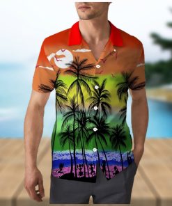 Lgbtq Gay Lesbian Beach Coconut Hawaiian Shirt