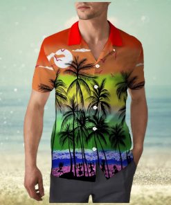 Lgbtq Gay Lesbian Beach Coconut Hawaiian Shirt