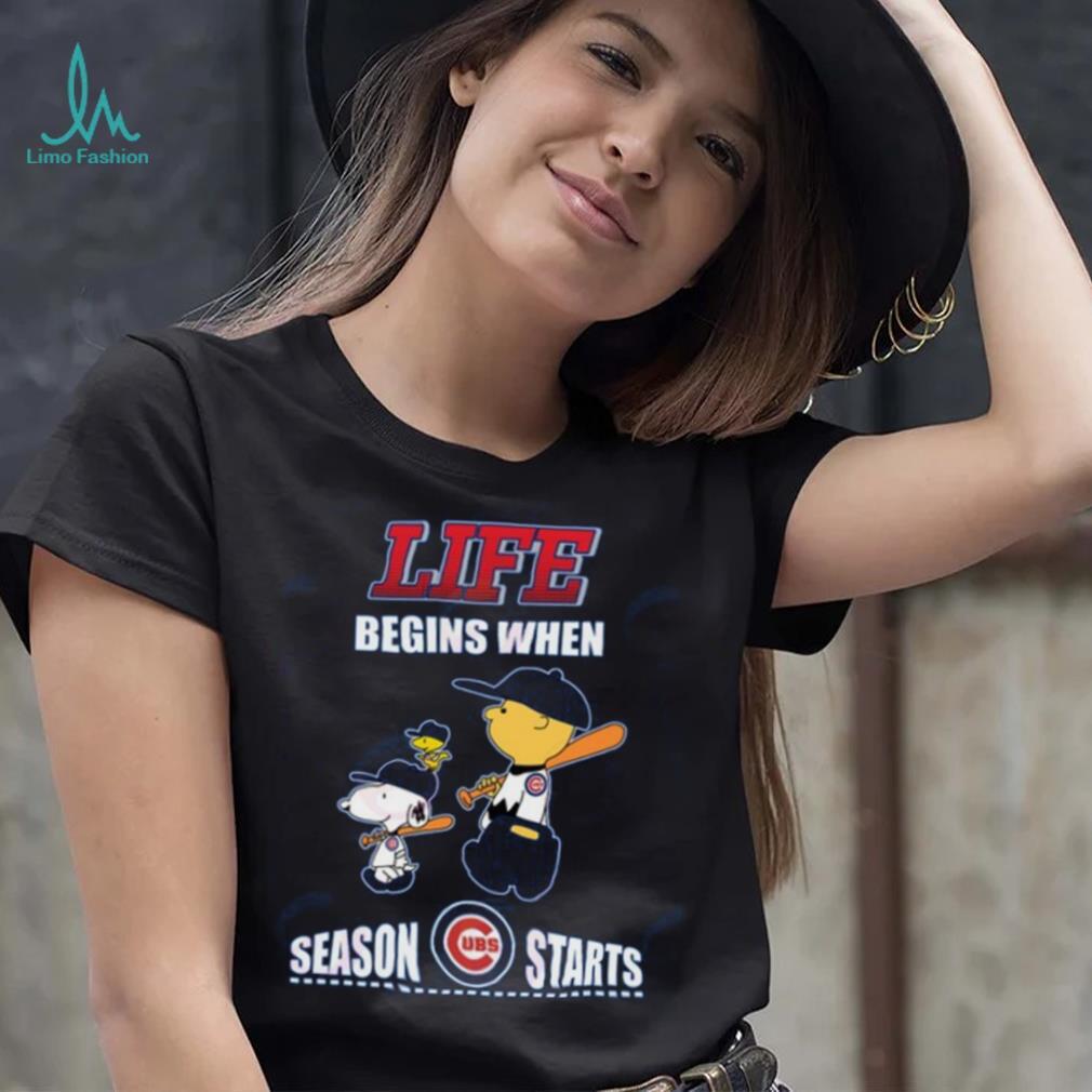 Life Begins When Season Cubs UBS Starts T Shirt Life Begins When Season Cubs UBS Starts T Shirt
