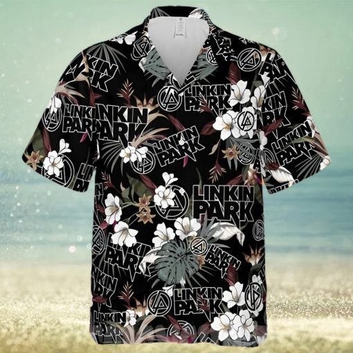 Linkin Park Rock Band And Logo Tropical Forest All Over Print Hawaiian Shirt