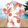 Los Angeles Angels America Flag Tropical Floral MLB Aloha Hawaiian Shirt