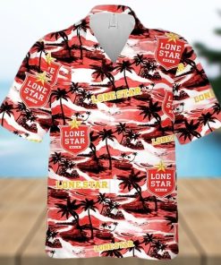 Lone Star Sea Island Pattern Hawaiian Shirt