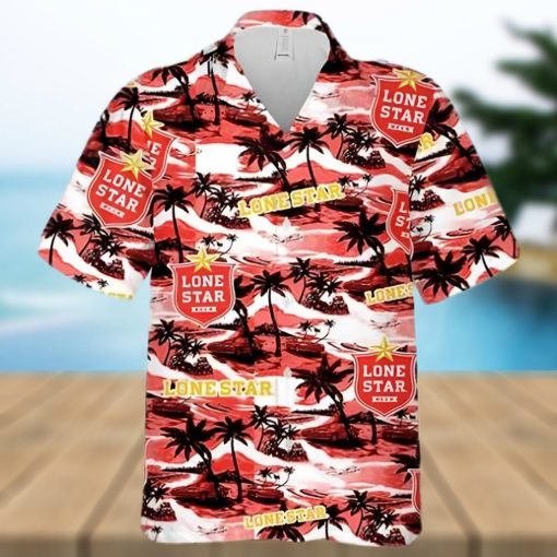 Lone Star Sea Island Pattern Hawaiian Shirt