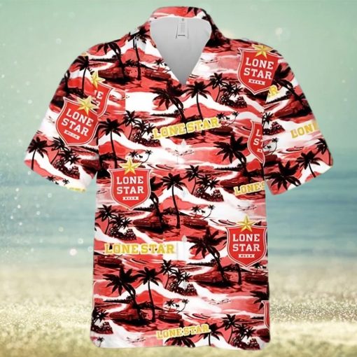 Lone Star Sea Island Pattern Hawaiian Shirt