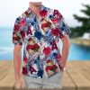 Lone Star Palm Leaves Pattern Hawaiian Shirt