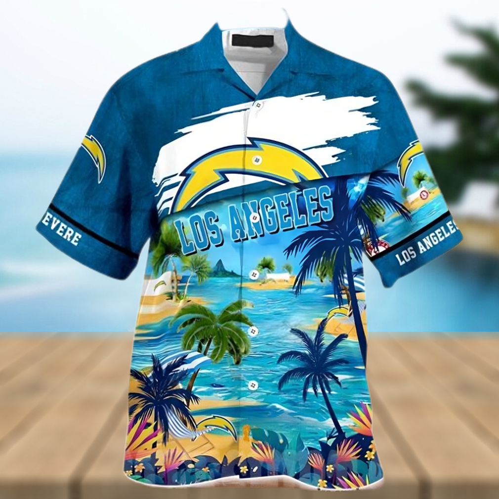 Los Angeles Chargers NFL Custom Name Hawaiian Shirt - Limotees