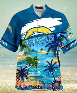 Los Angeles Chargers NFL Personalized Hawaiian Shirt