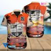 Beach Flamingo Print Men’s Hawaiian Short Sleeve Shirt