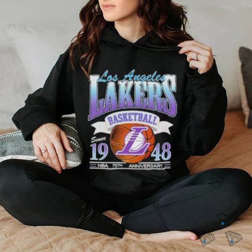 Los Angeles Lakers Basketball Since 1948 NBA 75th Anniversary LAL Fan Unisex T Shirt