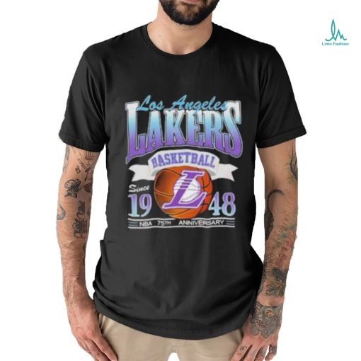 Los Angeles Lakers Basketball Since 1948 NBA 75th Anniversary LAL Fan Unisex T Shirt