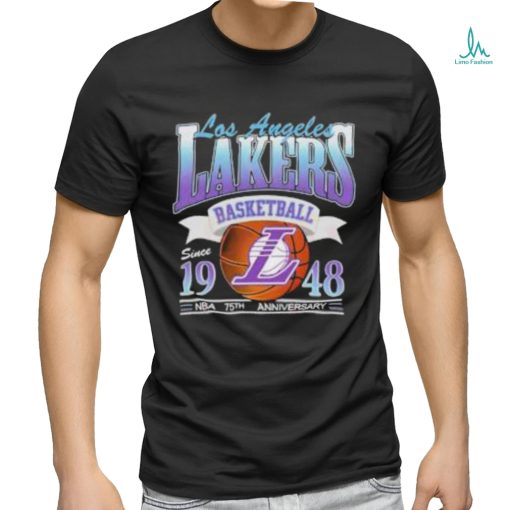 Los Angeles Lakers Basketball Since 1948 NBA 75th Anniversary LAL Fan Unisex T Shirt