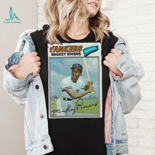 Los angeles yankees mickey rivers signature 2023 shirt