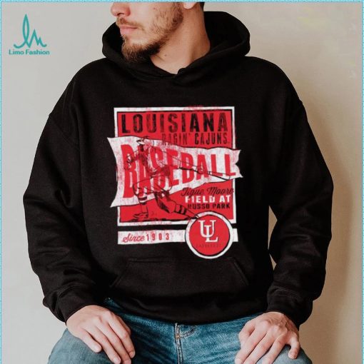 Louisiana Lafayette Ragin’ Cajuns Baseball Jigue Moore Field at Russo Park retro shirt