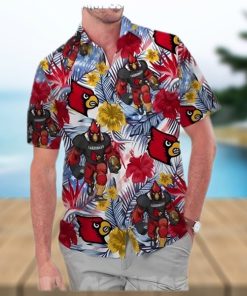 Louisville Cardinals Coconut Aloha Hawaiian Shirt