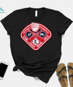 Louisville Cardinals University of Louisville Cardinals Baseball 1798 retro logo shirt