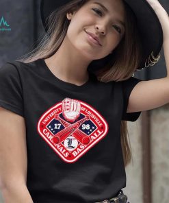 Louisville Cardinals University of Louisville Cardinals Baseball 1798 retro logo shirt