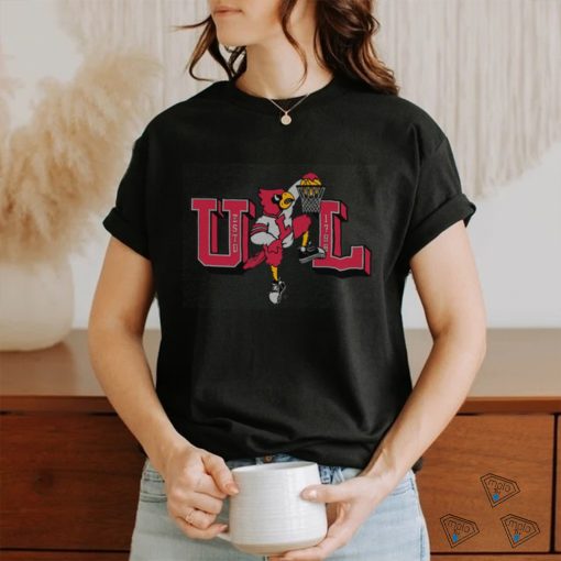 Louisville Dunking Cardinal Tee shirt
