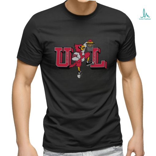 Louisville Dunking Cardinal Tee shirt