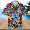 Kansas City Chiefs America Flag Tropical Floral Aloha Hawaiian Shirt