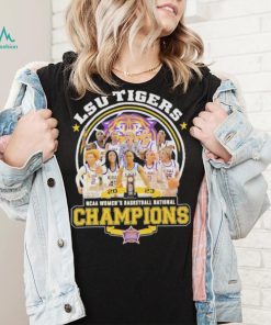 Lsu Tigers 2023 Ncaa Women’s Division I Basketball National Champions Signatures Shirt