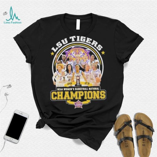 Lsu Tigers 2023 Ncaa Women’s Division I Basketball National Champions Signatures Shirt