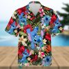 Magikarp Pokemon Floral Pattern All Over Print Hawaiian Shirt