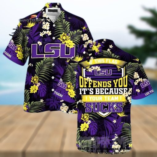 Lsu Tigers This Flag Offends You Summer Beach Hawaiian Shirt