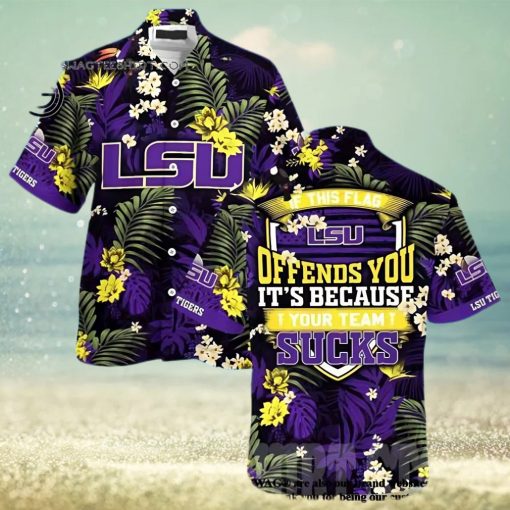 Lsu Tigers This Flag Offends You Summer Beach Hawaiian Shirt