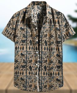 MFCHY Men Hawaiian Shirt Short Sleeve Beachwear Shirt Casual Printed Beach Shirts Summer Men Shirts Blouse Hawaii Shirts