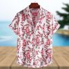 MFCHY Summer Men Beach Shirt Ethnic Style Print Men Casual Shirt Lapel Neck Streetwear Short Sleeve Tops Tropical Hawaiian