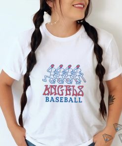 MLB X Grateful Dead X Angels retro logo shirt