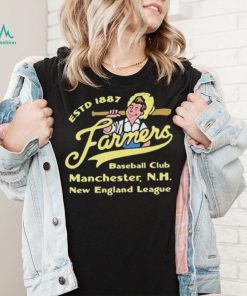 Manchester Farmers New Hampshire Vintage Defunct Baseball Teams Shirt