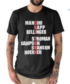 Mancini Happ Bellinger Stroman Sampson Swanson Hoerer Shirt