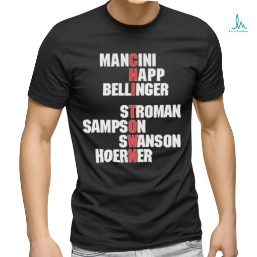 Mancini Happ Bellinger Stroman Sampson Swanson Hoerer Shirt