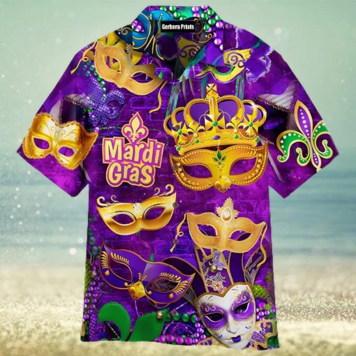 Mardi Gras Mask Aloha Hawaiian Shirts For Men & For Women