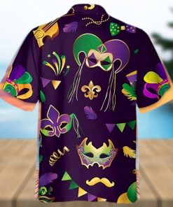 Mardi Gras Mask Hawaiian Shirt Funny Fat Tuesday