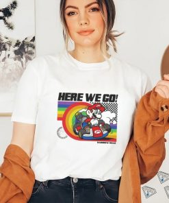 Mario Kart Pride Rainbow Road Here We Go shirt